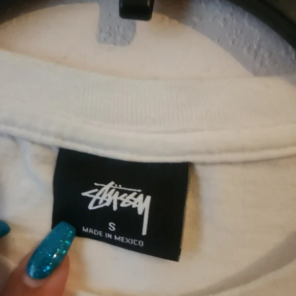 Vintage Stüssy Floral White Tee - Picture 2 of 3